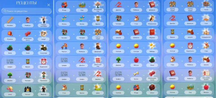 рецепты 12 уровень
