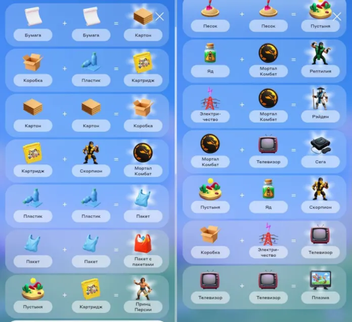 7 уровень алхимии рецепты