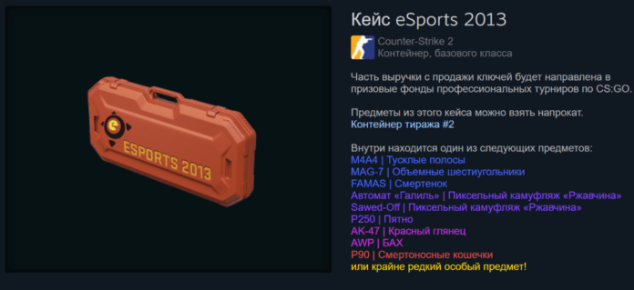 Кейс eSports 2013 (eSports 2013 Case)