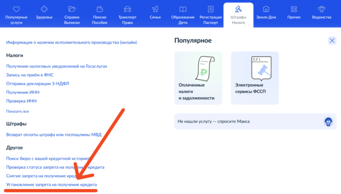 оформление госуслуги