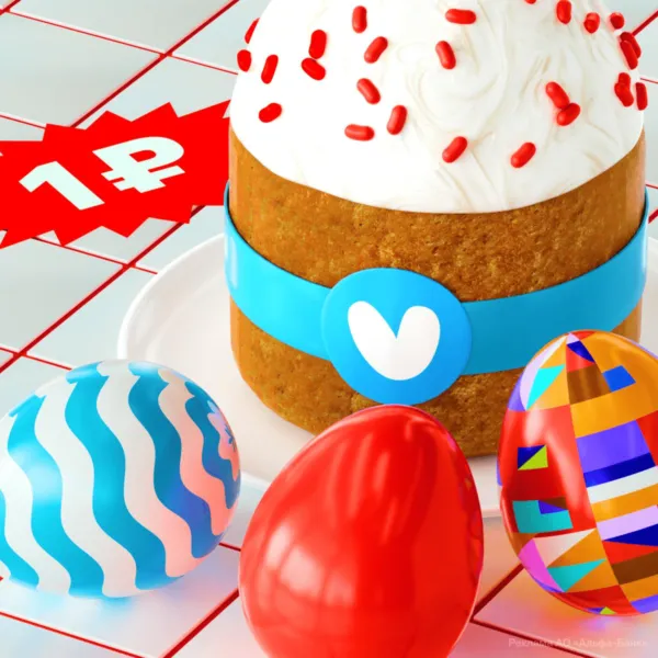 Товары с Яндекс Лавки за 1 рубль к Пасхе