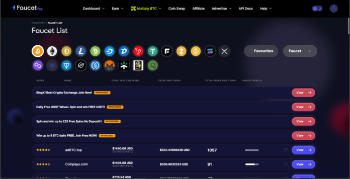 FaucetPay кошелёк