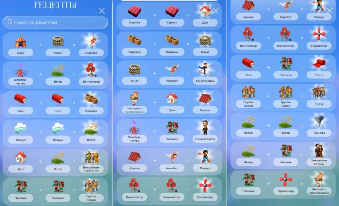 алхимия рецепты уровень 27