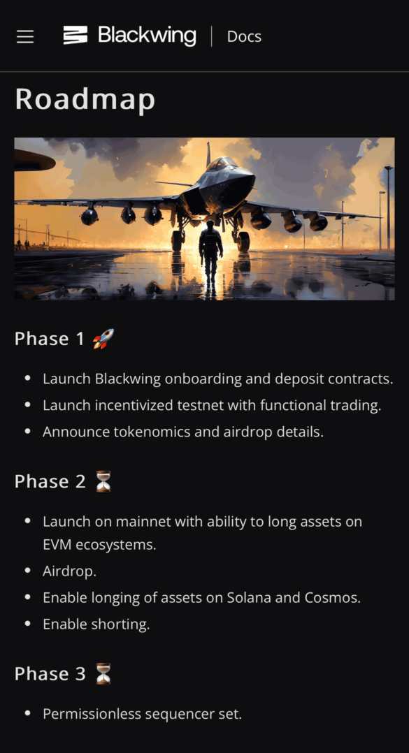 Roadmap Blackwing