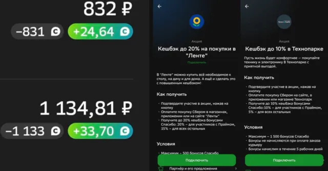 Новые партнеры Сбера - Лента и Технопарк