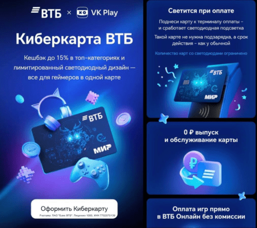 Киберкарта ВТБ